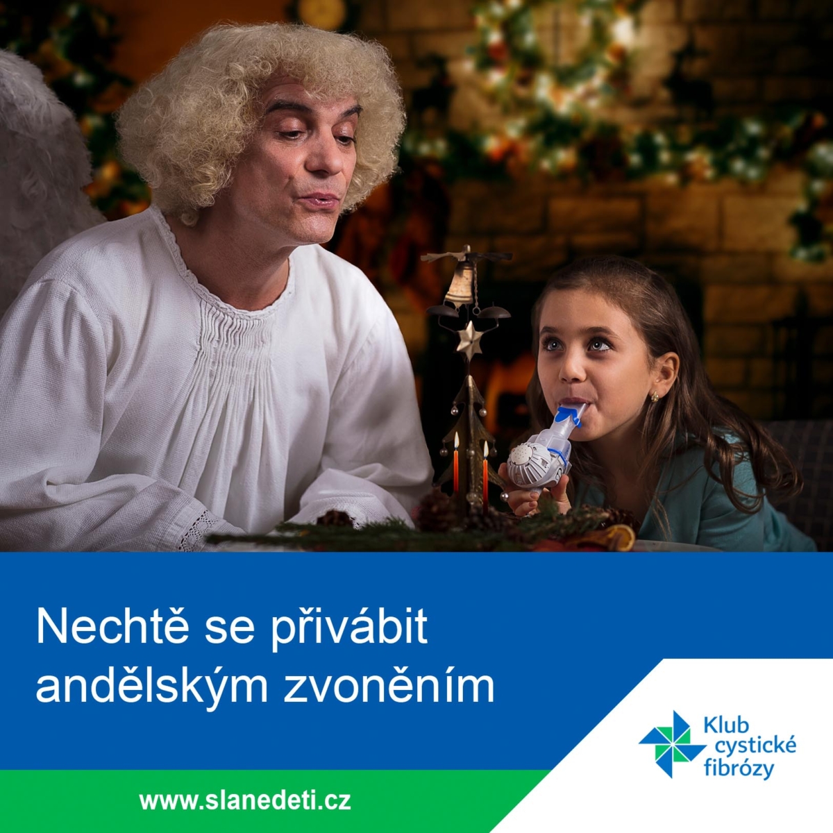 Anděl Páně 2 pomáhá - klíčový banner s Ivanem Trojanem